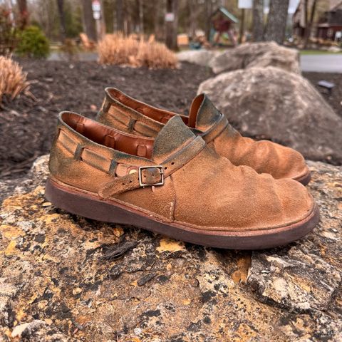 Oak Street Bootmakers Country Loafer in Horween Natural Chromexcel Roughout