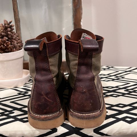 Red Wing Weekender Canvas Moc in Unlisted Leather