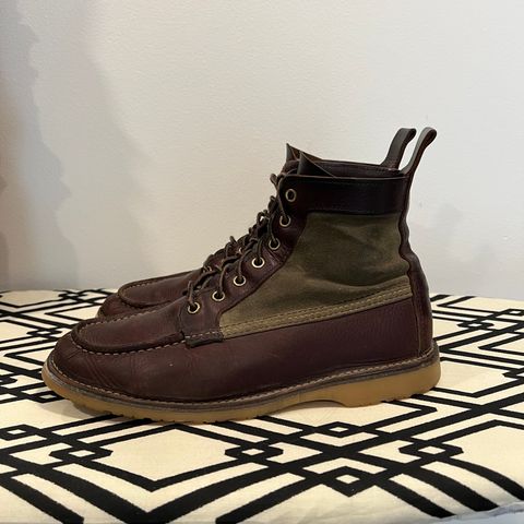 View photo of Red Wing Weekender Canvas Moc in Unlisted Leather