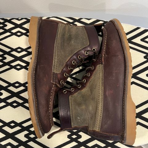 View photo of Red Wing Weekender Canvas Moc in Unlisted Leather