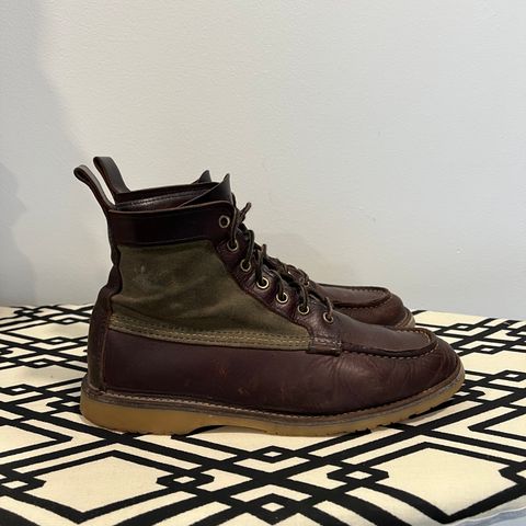 View photo of Red Wing Weekender Canvas Moc in Unlisted Leather