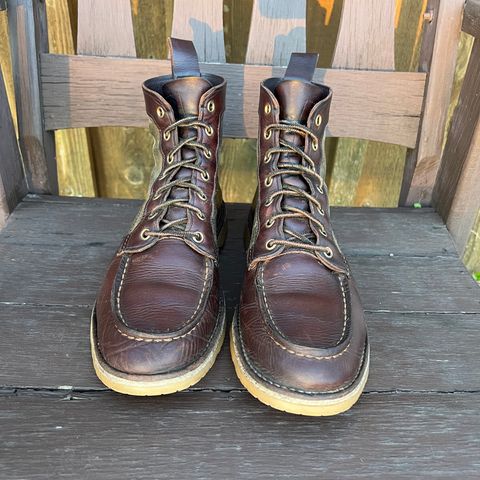 View photo of Red Wing Weekender Canvas Moc in Unlisted Leather