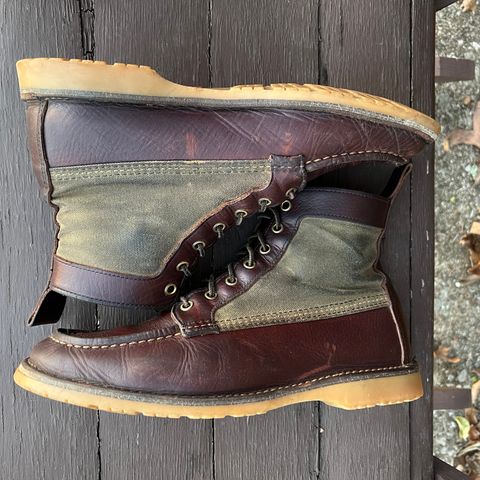 View photo of Red Wing Weekender Canvas Moc in Unlisted Leather