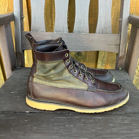 View photo of Red Wing Weekender Canvas Moc in Unlisted Leather