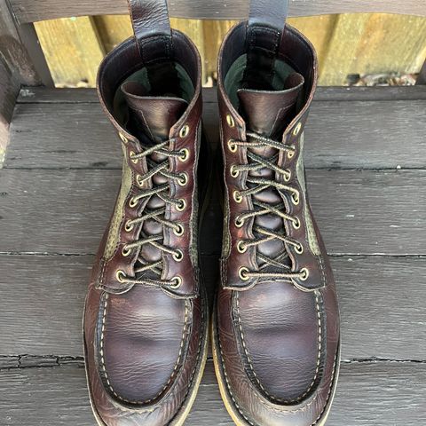 View photo of Red Wing Weekender Canvas Moc in Unlisted Leather