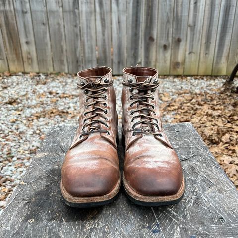 Search result thumbnail of Oak Street Bootmakers Trench Boot in Volpi Whitewash Overdye Abetone