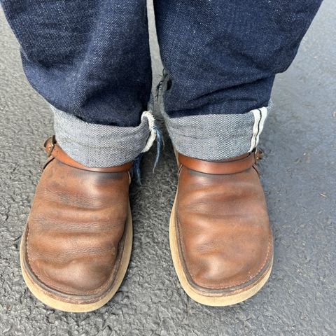 View photo of Oak Street Bootmakers Country Loafer in Horween Natural Chromexcel