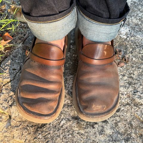 View photo of Oak Street Bootmakers Country Loafer in Horween Natural Chromexcel