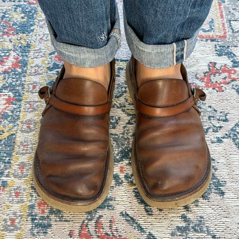 View photo of Oak Street Bootmakers Country Loafer in Horween Natural Chromexcel