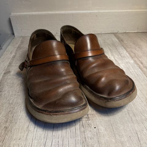 View photo of Oak Street Bootmakers Country Loafer in Horween Natural Chromexcel