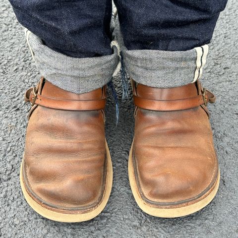 View photo of Oak Street Bootmakers Country Loafer in Horween Natural Chromexcel