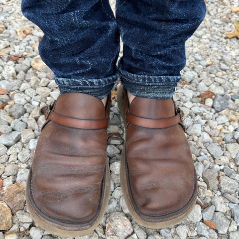 View photo of Oak Street Bootmakers Country Loafer in Horween Natural Chromexcel