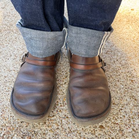 View photo of Oak Street Bootmakers Country Loafer in Horween Natural Chromexcel