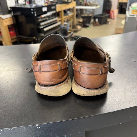 View photo of Oak Street Bootmakers Country Loafer in Horween Natural Chromexcel