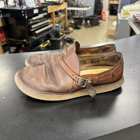 View photo of Oak Street Bootmakers Country Loafer in Horween Natural Chromexcel