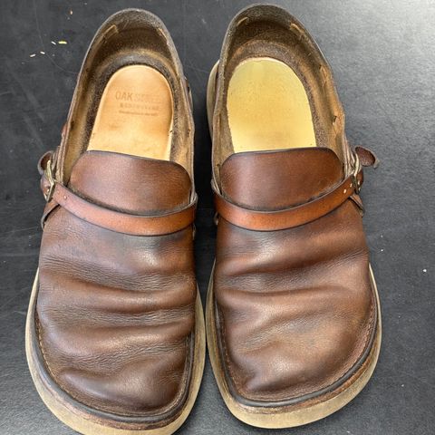 View photo of Oak Street Bootmakers Country Loafer in Horween Natural Chromexcel