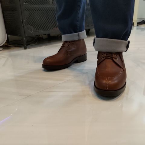 R.E. Craftsman Custom Split Toe in Unknown Leather