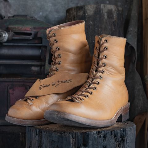 Willie's Handmade Boots Monkey Boot in Horween Moc Latigo