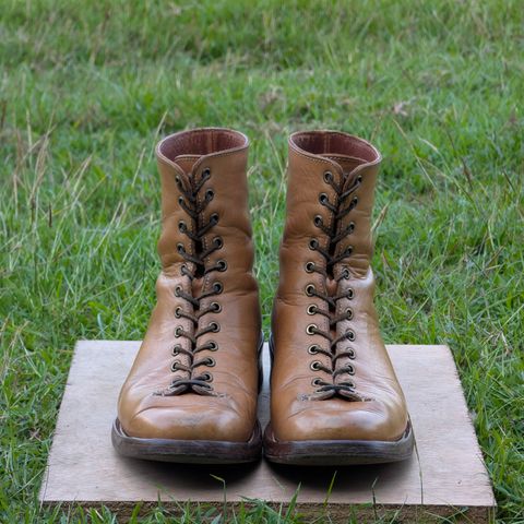 View photo of Willie's Handmade Boots Monkey Boot in Horween Moc Latigo