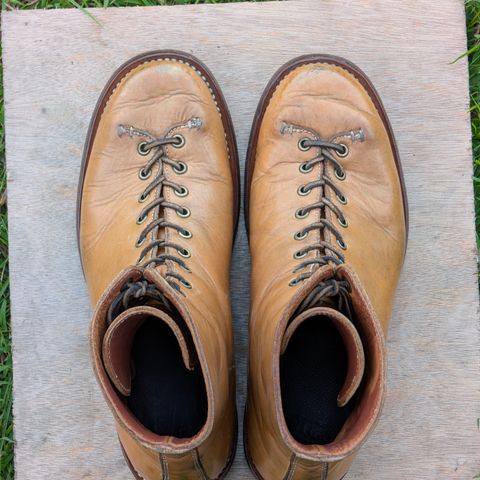 View photo of Willie's Handmade Boots Monkey Boot in Horween Moc Latigo