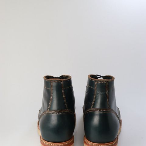 Willie's Handmade Boots Cap Toe Service Boot in Horween Navy Chromexcel