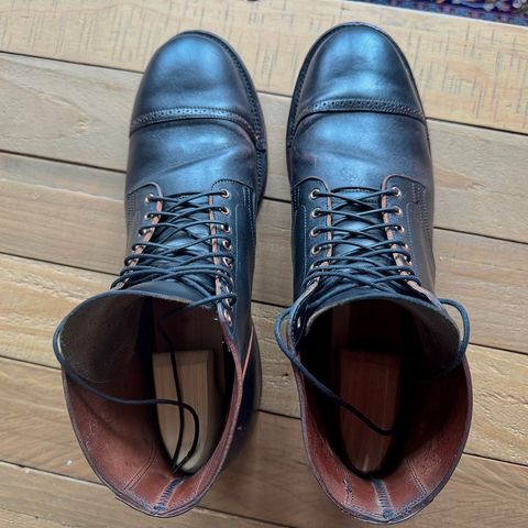 Search result thumbnail of Viberg Service Boot BCT in Horween Black Teacore Double Cordovan Butts