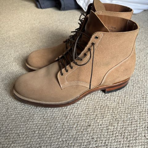 Viberg Boondocker in Horween Marine Field Roughout