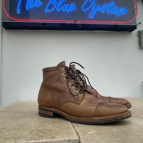 View photo of Viberg Service Boot in Horween Natural Chromexcel