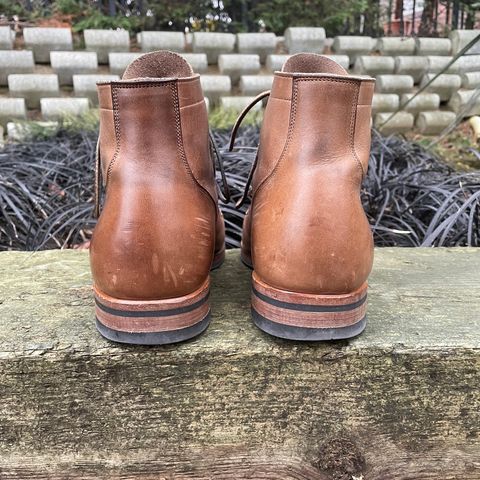 View photo of Viberg Service Boot in Horween Natural Chromexcel