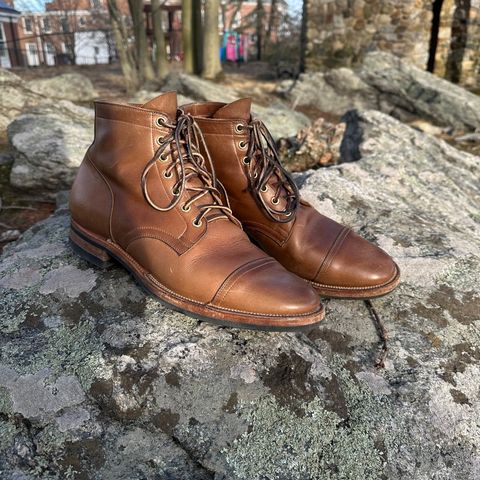 View photo of Viberg Service Boot in Horween Natural Chromexcel