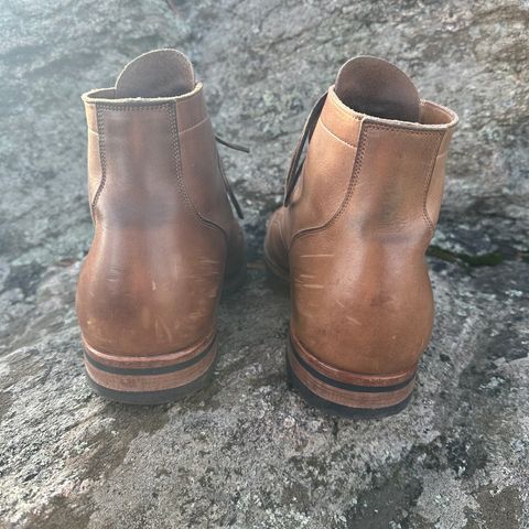 View photo of Viberg Service Boot in Horween Natural Chromexcel