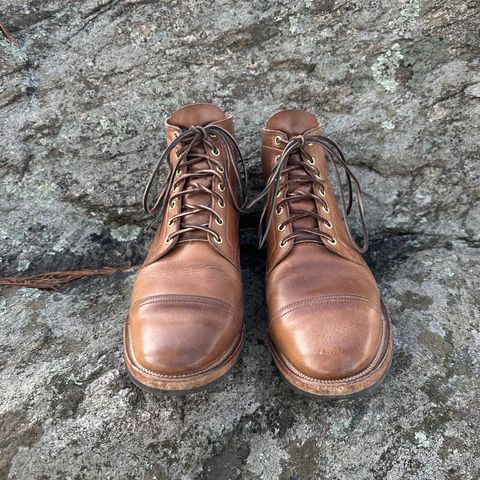 View photo of Viberg Service Boot in Horween Natural Chromexcel