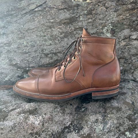 View photo of Viberg Service Boot in Horween Natural Chromexcel