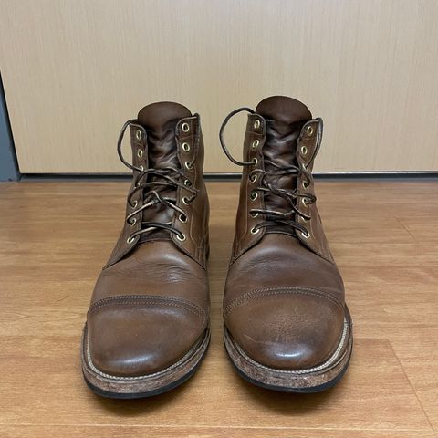 View photo of Viberg Service Boot in Horween Natural Chromexcel