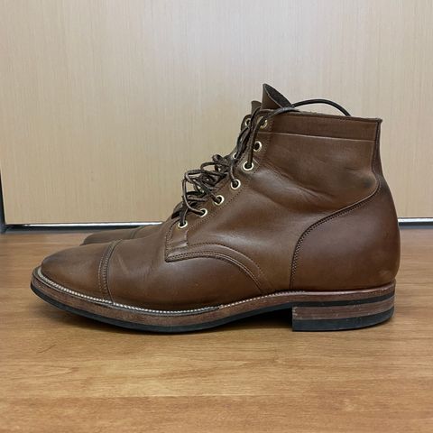 View photo of Viberg Service Boot in Horween Natural Chromexcel