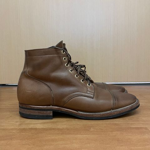 View photo of Viberg Service Boot in Horween Natural Chromexcel