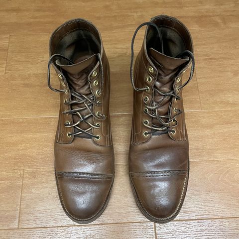 View photo of Viberg Service Boot in Horween Natural Chromexcel