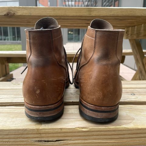 View photo of Viberg Service Boot in Horween Natural Chromexcel