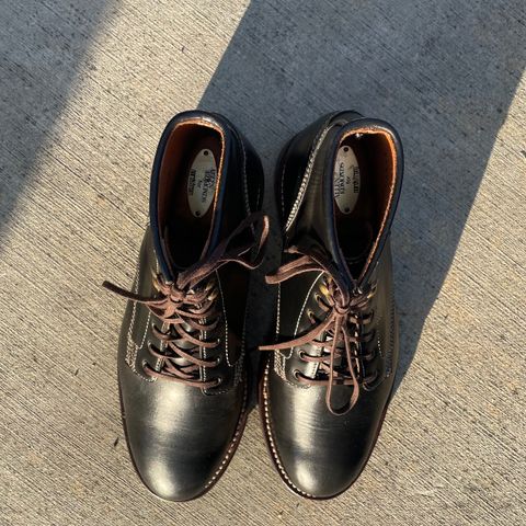 Caswell Lisbon in Horween Black Chromexcel