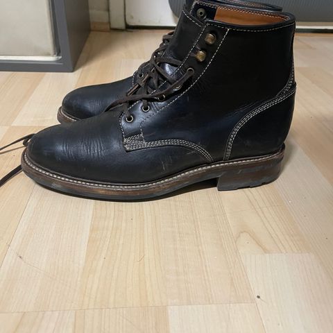 Caswell Lisbon in Horween Black Chromexcel
