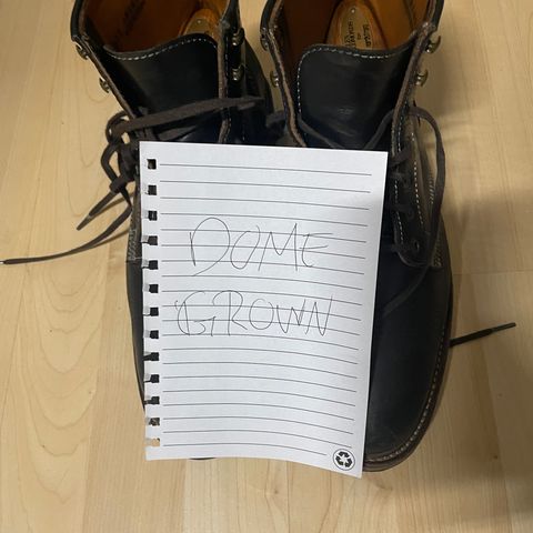Caswell Lisbon in Horween Black Chromexcel