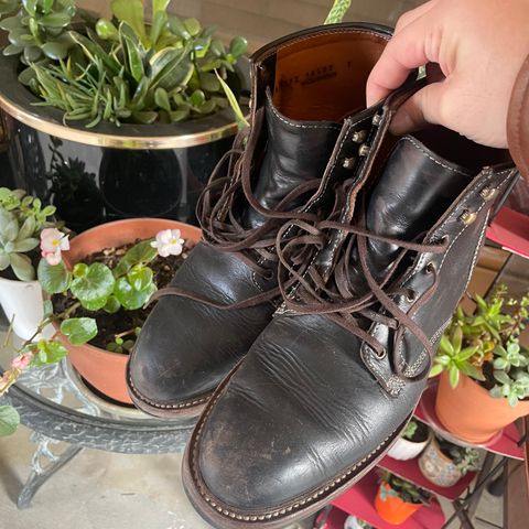 Caswell Lisbon in Horween Black Chromexcel