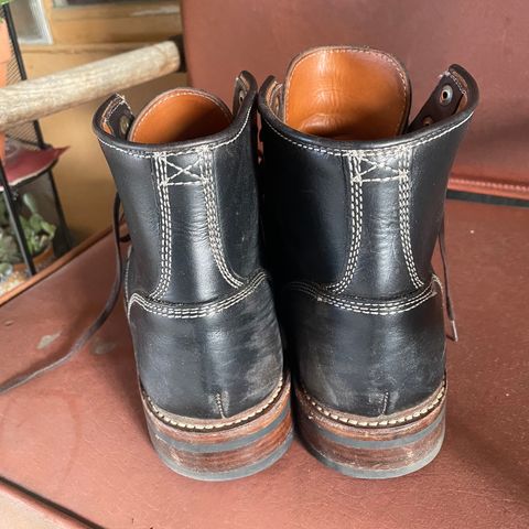 Caswell Lisbon in Horween Black Chromexcel