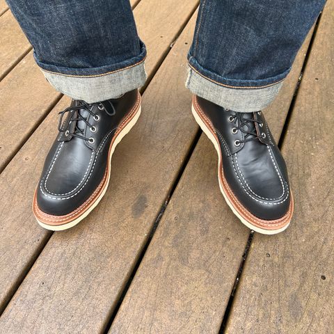 Search result thumbnail of Red Wing Work Oxford in S.B. Foot Black Chrome