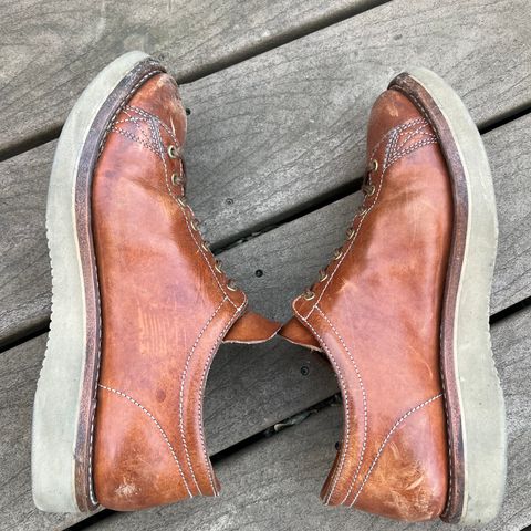 View photo of Zerrows Boneakers Low in Light Brown Douglas