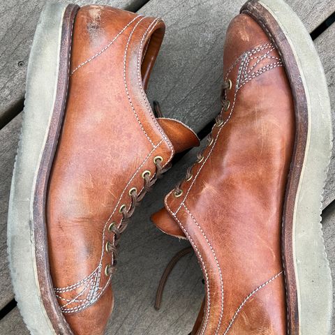 View photo of Zerrows Boneakers Low in Light Brown Douglas