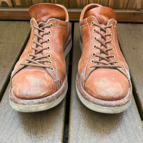 View photo of Zerrows Boneakers Low in Light Brown Douglas