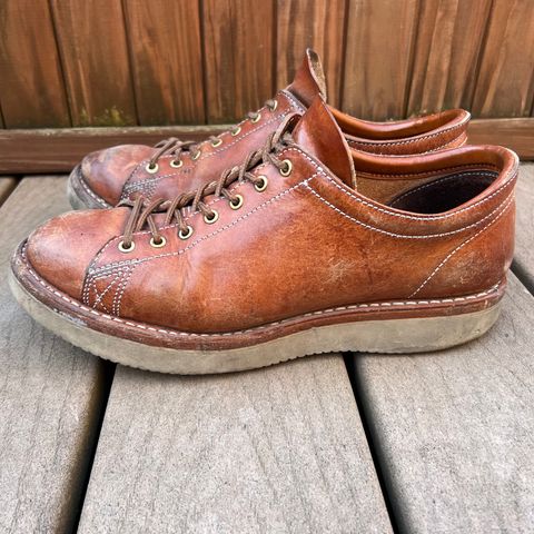 View photo of Zerrows Boneakers Low in Light Brown Douglas