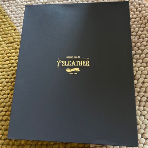 Y'2 Leather Engineer Boot in Sumi Dyed Horse