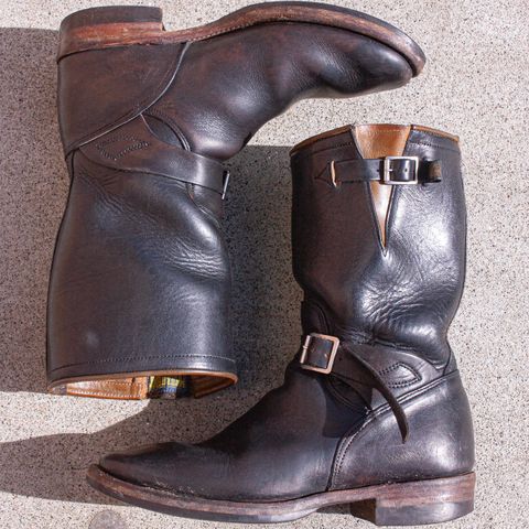 Mister Freedom Road Champ in Black Veg-Tanned Cowhide